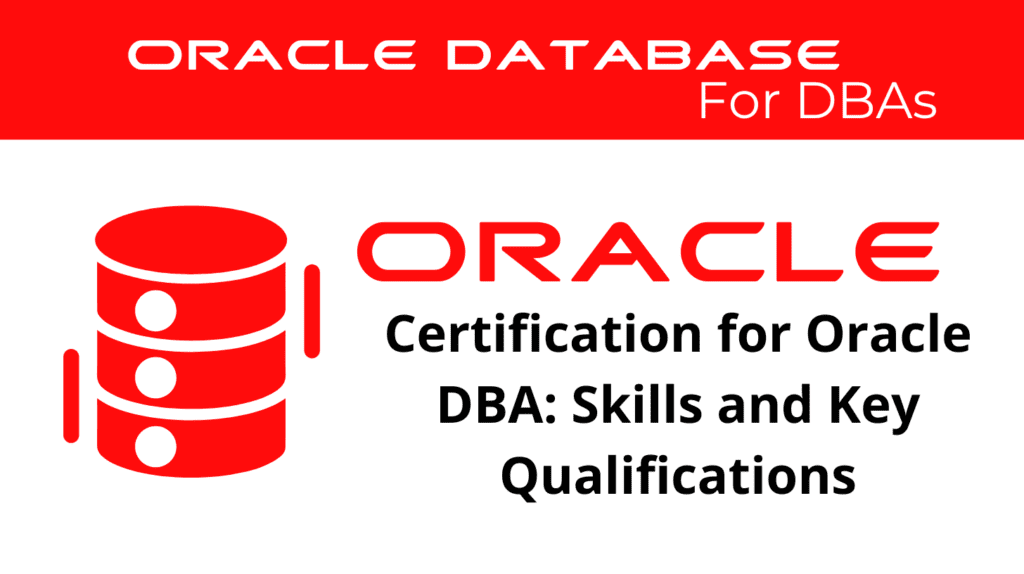 cover certification for oracle dbas skills and key qualifications
